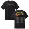 Metallica ihlette póló M72 Világkörüli Turné 2025 Minden Méret S-4XL Zenei Rock Póló Uniszex Póló
