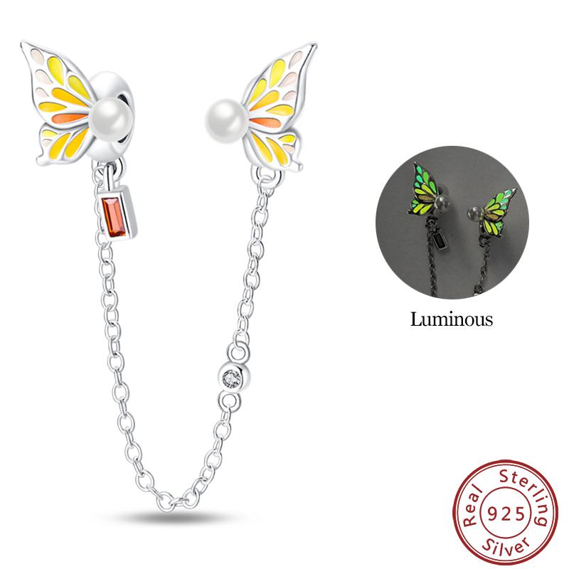 Vendi Charms a Catena con Animali, Piante, Viaggio, Design di Moda, Perline in Argento 925, 3mm, Fai da Te, Creazione di Gioielli Fini