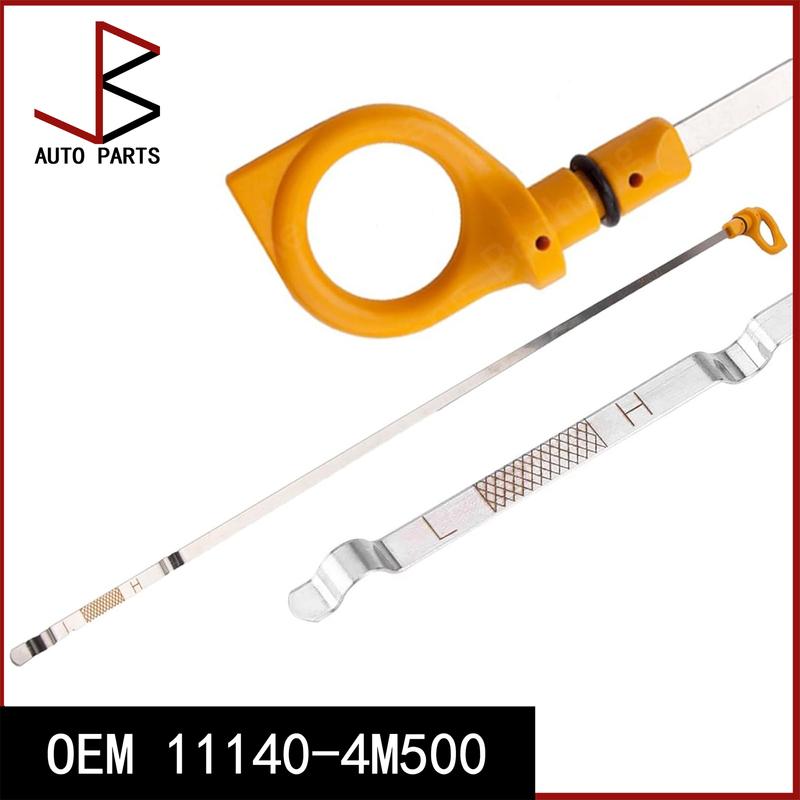 New OEM 11140-4M500 111404M500 11140 4M500 Dipstick Gauge Oil Level for 2000-2003 Nissan Sentra CA|4 Cyl 1.8L QG18DE