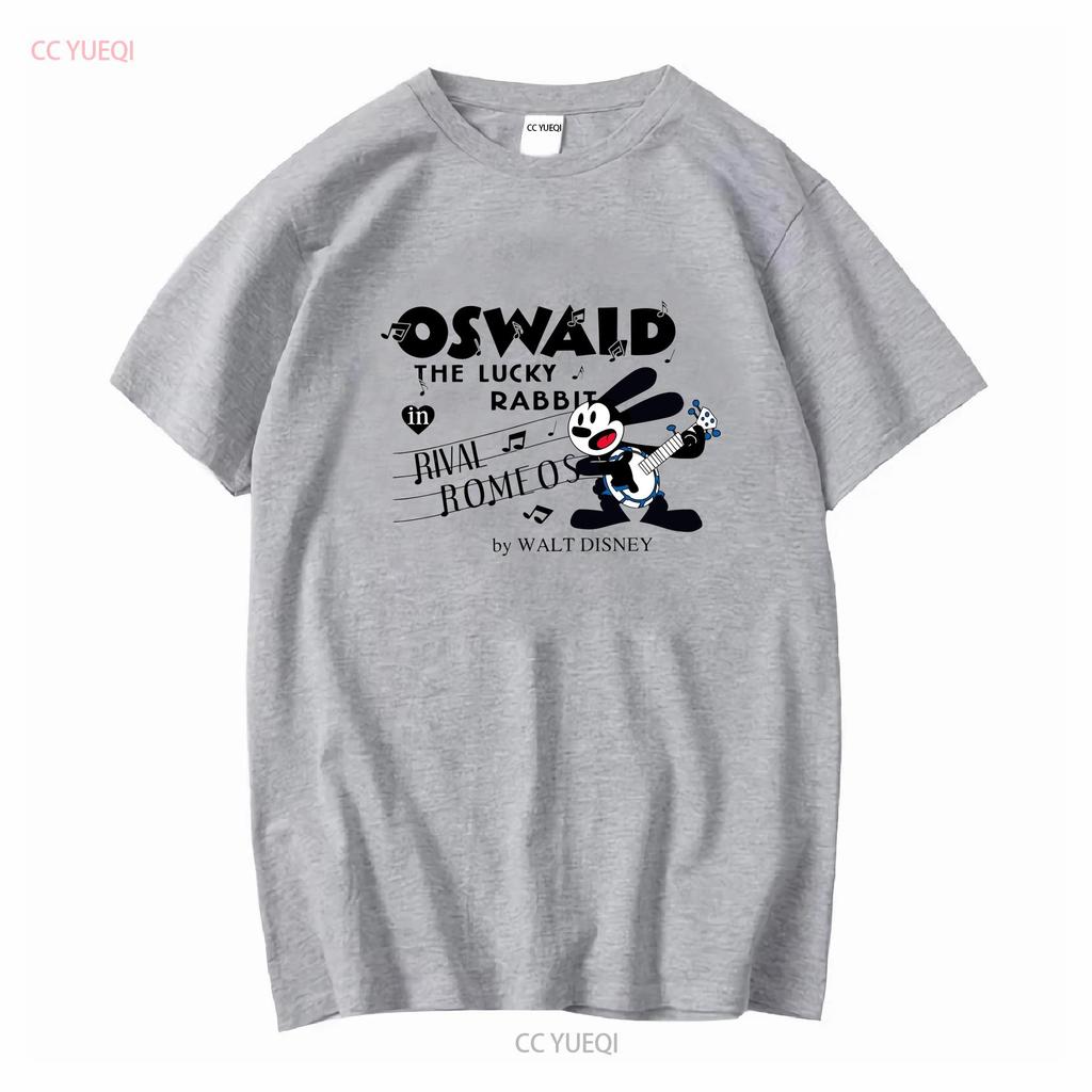 Oswald der Glückshase T-Shirt Sweat Vintage Gewaschen Weich Dehnbar Vielseitig Bequem Unisex Atmungsaktiv Designerkleidung