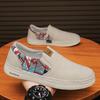 Canvas Shoes Boys Summer Breathable Trend Versatile Sleeve Casual Board Shoes Men Linen Cloth Shoes Old Beijing Cloth Shoes