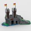 Spot MOC-183513 mattoncini da costruzione a particelle piccole Castello medievale decorazione cancello modello di costruzione giocattolo