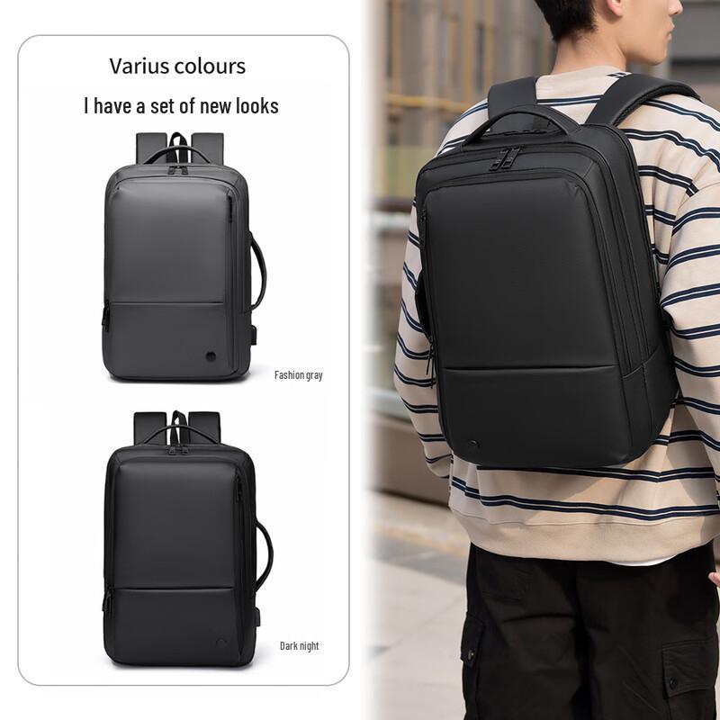 Li Shen Men's Business Travel Laptop Backpack