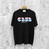 Men‘s Black T-shirt Letters Classic Europe An and American Popularity Monogrammed Male T-Shirts