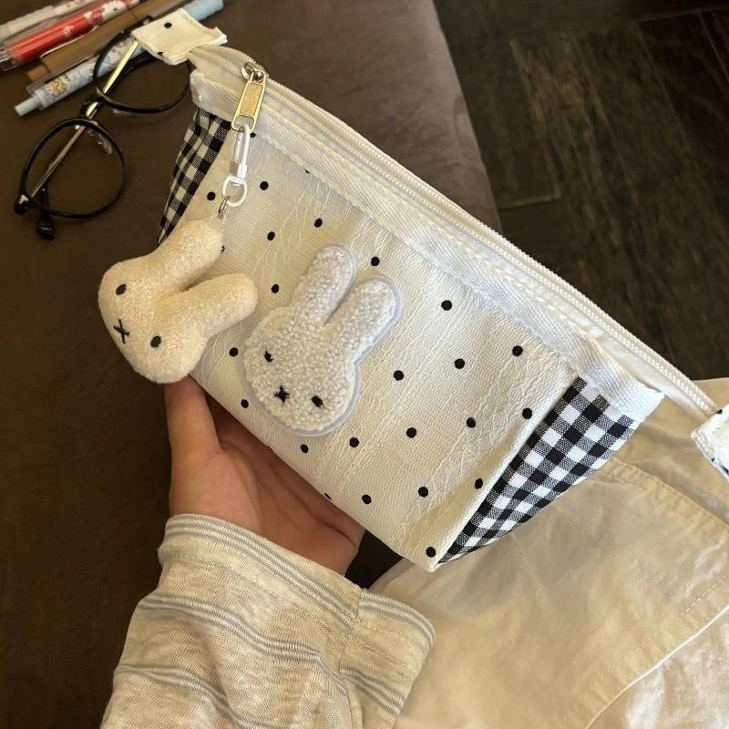 Miffy Bunny Pencil Case With Large Capacity For Girls School Supplies And Makeup Storage