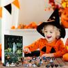 Halloween Advent Countdown Calendar Scary Statue Decor For Shelf 24-day Advent Halloween Statues Resin Figurines For Shelf