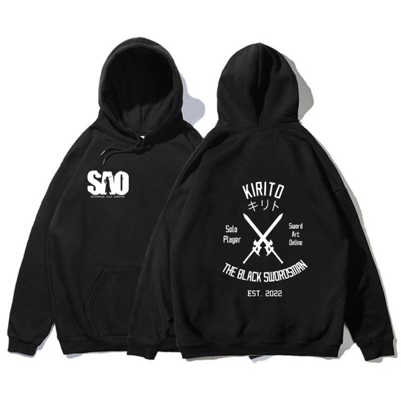 Japanese Animation Sword Art Online New Men's Hoodie Sweatshirt Men Womnen Fashion Design Pullover Men's Fleece Hoodies