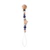 Wooden Personalized Baby Pacifier Chain Bpa Free Crochet Bunny Pacifier Clip Newborn Nipple Holder Teething Baby Accessory Gifts