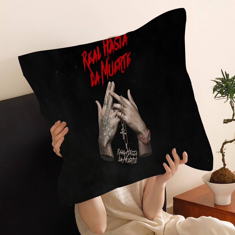 Rapper A-Anuel AA Cushion Cover Polyester Sofa Cushions Decorative Throw Pillows Home Decoration Pillowcover
