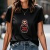 Unisex Tshirt Russian Folk Slavic Graphic Print Multiple Patterns Matryoshka Doll Letter Tee Casual Short Sleeve Cotton Tops