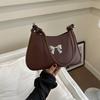 2024 New Style Women's Handbag Street Fashion Chain Crossbody Bag With Butterfly Knot Unique Personality Shoulder Bag