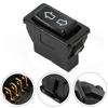 20A Rocker Switch AERIAL DC 12V ELECTRIC Windowlifter Switch 2 WAY MOMENTARY On/Off/On Plastic Replace UP DOWN