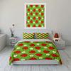 Strawberry-Themed Three-Piece Set Design Exquisite Three-Piece Bedding Set Gift For Kids And Adults