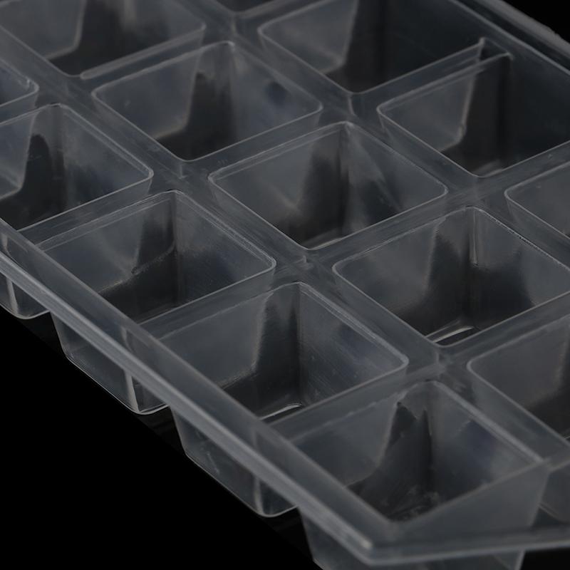 21Grid Ice Cube Pudding Maker Form Kylskåp Ice Mould Brick Tool Plast Bar