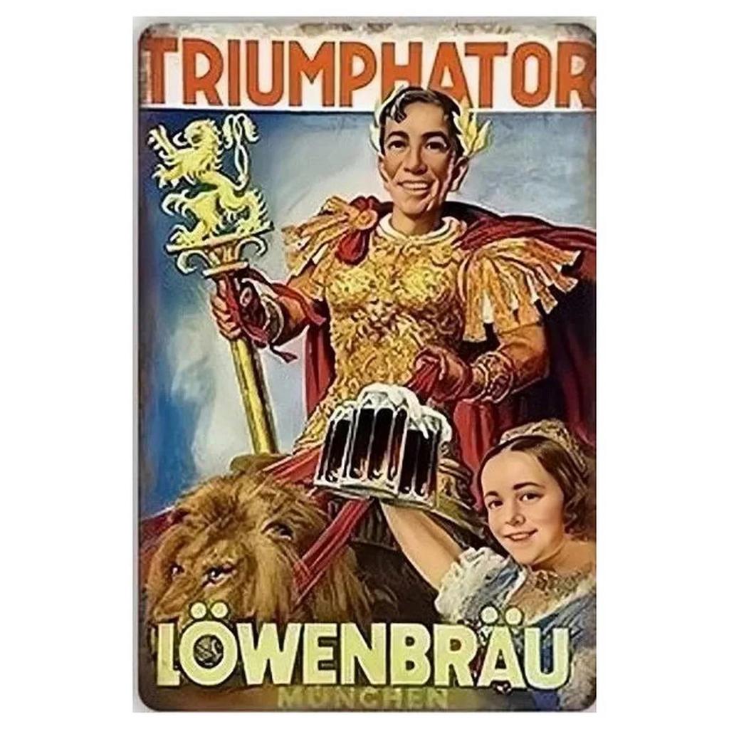 Metal Tin Signs Zurich Paulaner Wall Decoration Plaque Vintage Art Poster Iron Painting for Man Cave Home Cafe Garden Club Bar