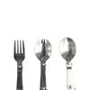 Portable Creative 304 Stainless Steel Pocket Spoon Folding Spoon Folding Fork Camping Tableware