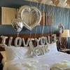 Ich liebe dich Banner Dekoration Ballons, Geeignet für die Hochzeitssaison, Verlobung, Brautgeschenke, Muttertag