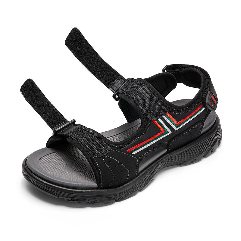 38-46 Summer Men's Leather Outdoor Sport Sandals  Casual Non-Slip Beach Sandals for Men