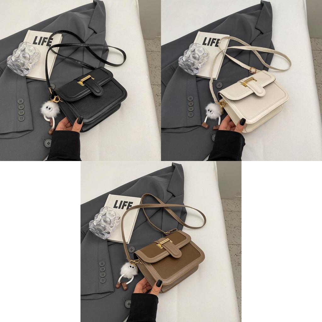 2023 Winter New Bag Female Trendy Fashion Shoulder Bag Casual Niche Small Square Bag Korean Personality Diagonal Cross Bag