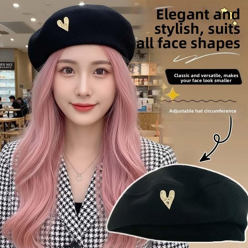 Classic Color Vintage Beret Hat Soft Newsboy Octagonal Hat Retro Painter Bonnet Shopping Day