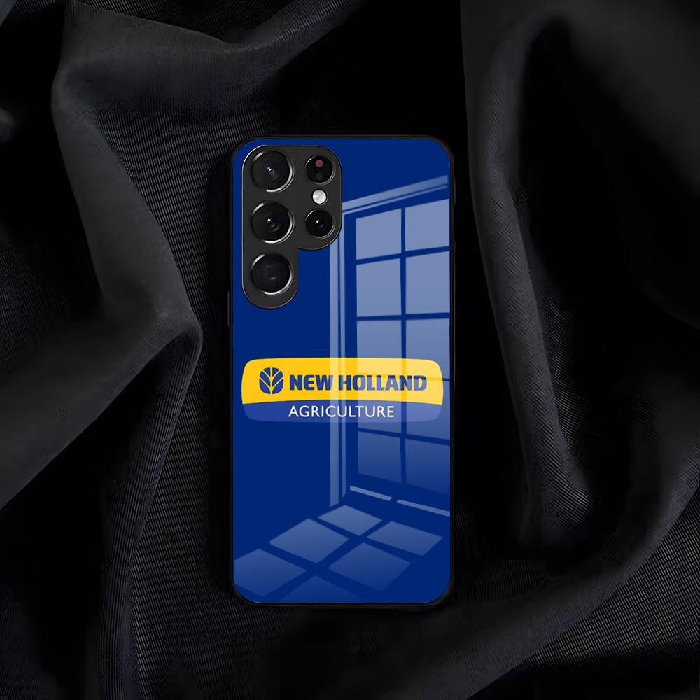 Tractor N-New H-Holland Phone Case For Samsung S26 S25 Edge S24 S23 S22 S21 S20 Ultra Plus FE Glass Cover