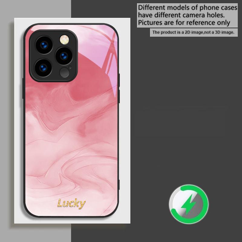 

Акварель синій Для iPhone 17 Pro Max 16E 15 Pro 14 13 Plus 12 mini 11 XR Xs X 7 8 16 Air Для Magsafe Скляний чохол для телефону iPhone 15 Pro Max
