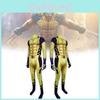 Tuta Cosplay da Supereroe Wolverine per Bambini con Tessuto Spandex Costume di Halloween