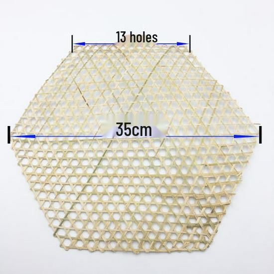 Handmade Bamboo Sieve - Creative Woven Kitchen Decoration