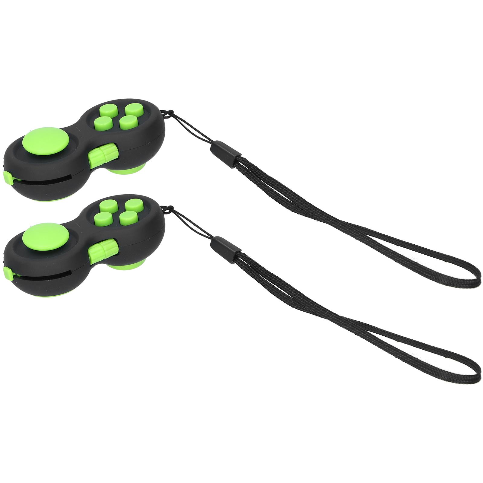 

2Pcs Skin Picking Pad Toy Anxiety Stress Relief Fingertip Toy Children Adults Hand Gift(Black Red )