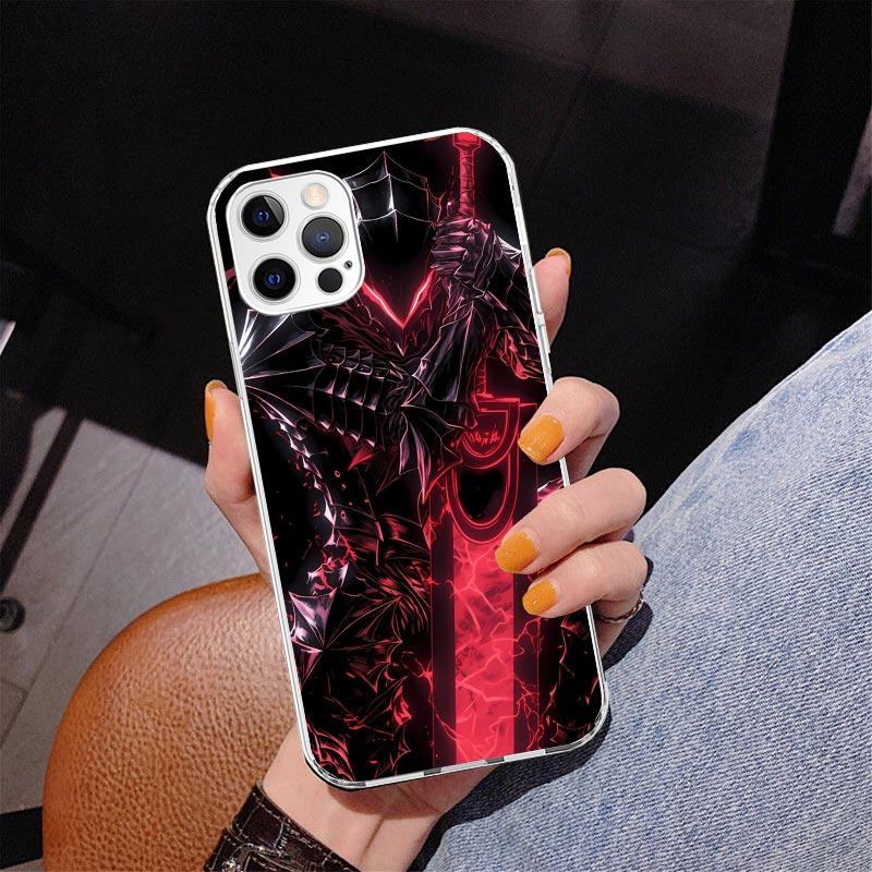 G-Guts B-Berserks Anime Phone Case For iPhone 17 Air 16 Pro Max 16E 15 + 14 Plus 11 12 13 Mini 7 8 SE Gift Print Cover Fundas