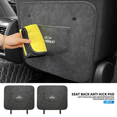 Car Seat Back Protector Mat Anti Dirty Protective Pad for Silverado Impala Malibu Equinox Cruze Camaro Blazer Aveo