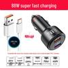 120W Dual Car Charger for Xiaomi and Apple - Super Fast Charging Adapter