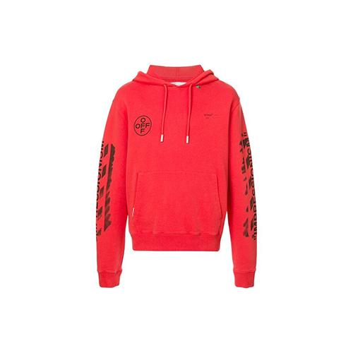 OFF WHITE Diag Stencil Hoodie OMBB034R190030152010