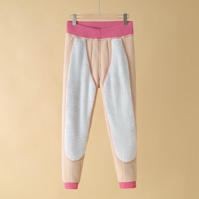 Women's Thickened Velvet-Lined Thermal Leggings with Knee Protection