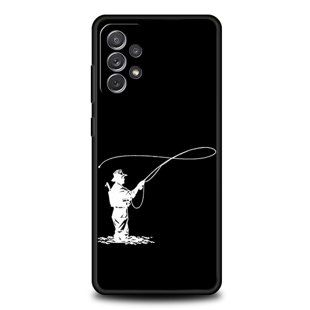 

Fishing Heartbeat Phone Case for Samsung A51 A71 A21S A17 A11 A15 A25 A31 A41 A23 A33 A53 A73 A07 A03S A05S A13 A35 A55 5G Cover Samsung A03s