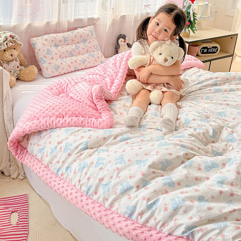 Oeny Children s Washable Bowknot Quilt