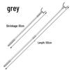 Retractable PP Clothes Drying Pole with Fork for Dormitory and Household Use