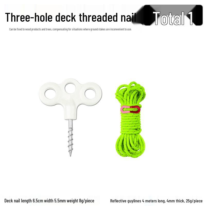 Luminous Reflective Camping Tent Pegs