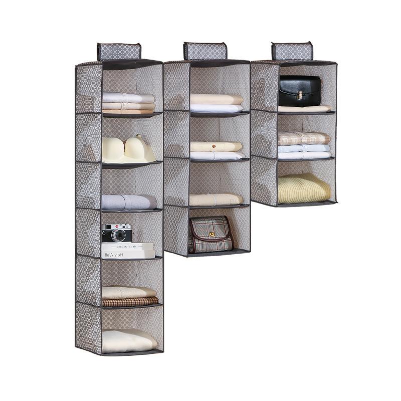 Multi-layer Storage Hanging Bag for Home Wardrobe Hanging Clothing Storage Bag Foldable Bag Miscellaneous Stereo Storage