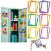12 Pcs Magnetic Picture Frames For Locker 5 X 7 Magnetic Picture Frames For Refrigerator Magnet Photo Frame For Fridge Holds Magn