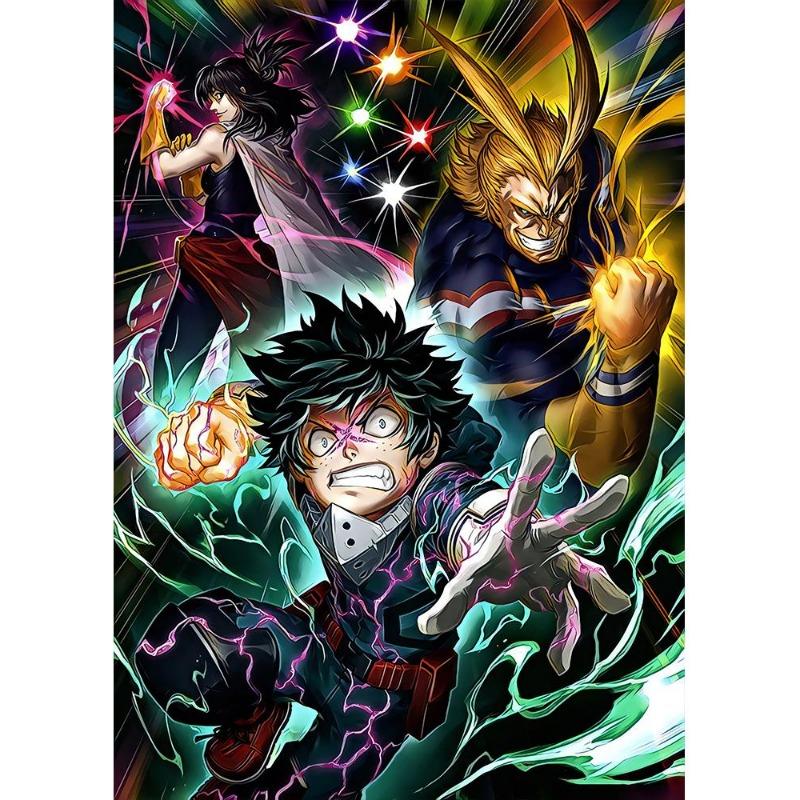 Japan Manga My Hero Academy Decu Poster Canvas Painting Bnha Midoriya Izuku Wall Painting for Living Room Decoration At Home