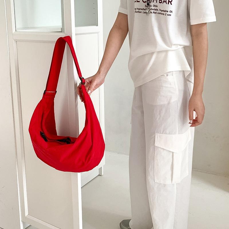 

Large-capacity Commuter Dumpling Bag Casual Single-shoulder Crossbody Bag червоний