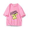 Graffiti Illustration Bear Printing Y2K Girls 100 Cotton TShirt Summer Casual Trendy Vintage Oversized Short Sleeve Unisex Tee