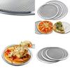 Runde Aluminium-Pizzaplatte mit Premium-Material für Heimbacken und gewerbliche Nutzung