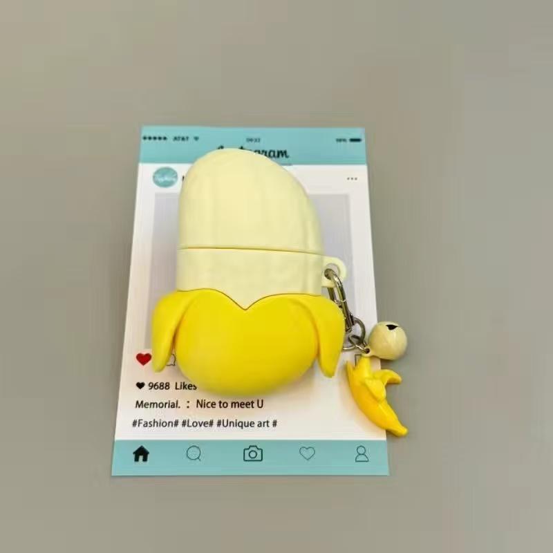 For AirPods 4 Case Cartoon Cute Wireless Earphone Cover for Apple AirPods Pro 2 Charging Case for AirPods 3 2 1 with Keychain