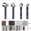 Door Hinge Adjustment Tool, 4 In 1 Hinge Gaps Adjusting Wrench for Residential Commercial Hinges Benders Tool Adjustable