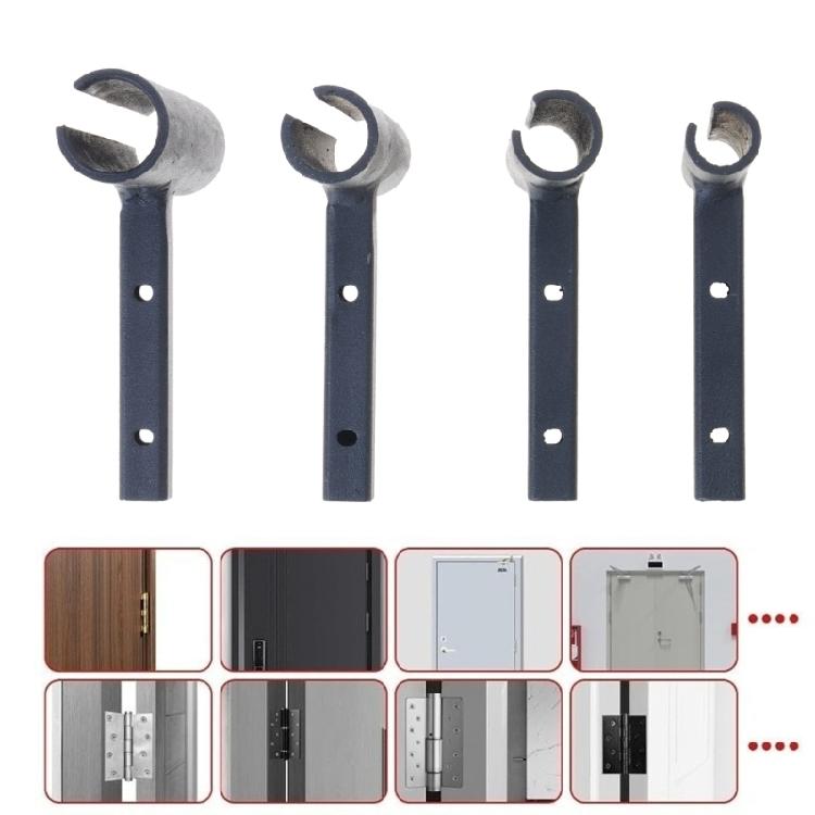 Door Hinge Adjustment Tool, 4 In 1 Hinge Gaps Adjusting Wrench for Residential Commercial Hinges Benders Tool Adjustable