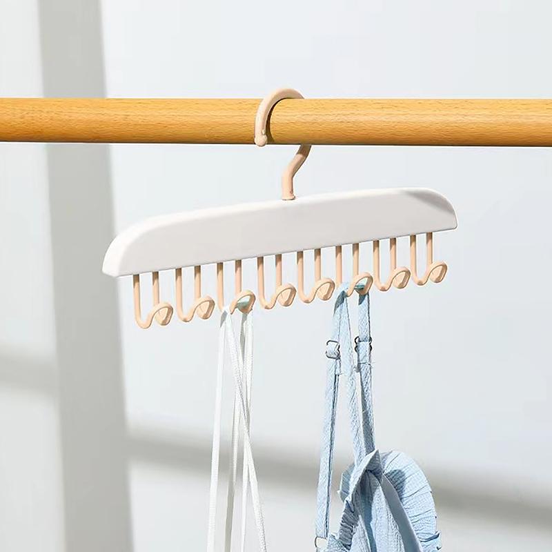 Multiple Hooks Women Storage Bra Hangers For Clothes Case Home Wardrobe Accessories Supplly Scarf Organizer Men Tie Belt Hangers