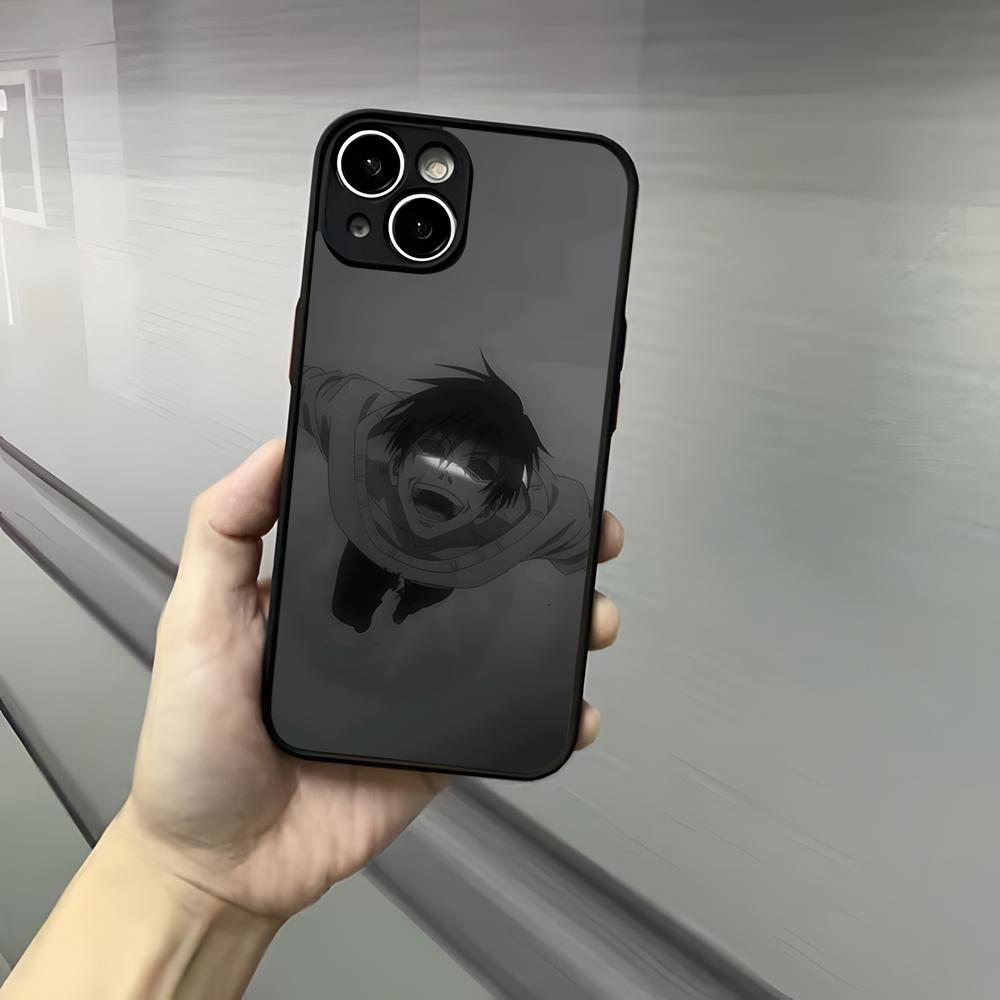 Toji Fushiguro Jujutsu K-Kaisen Phone Case For Iphone 17 16 15 14 13 12 Pro Max Xr Air Plus Skin Feel Black Hard Shell Cover