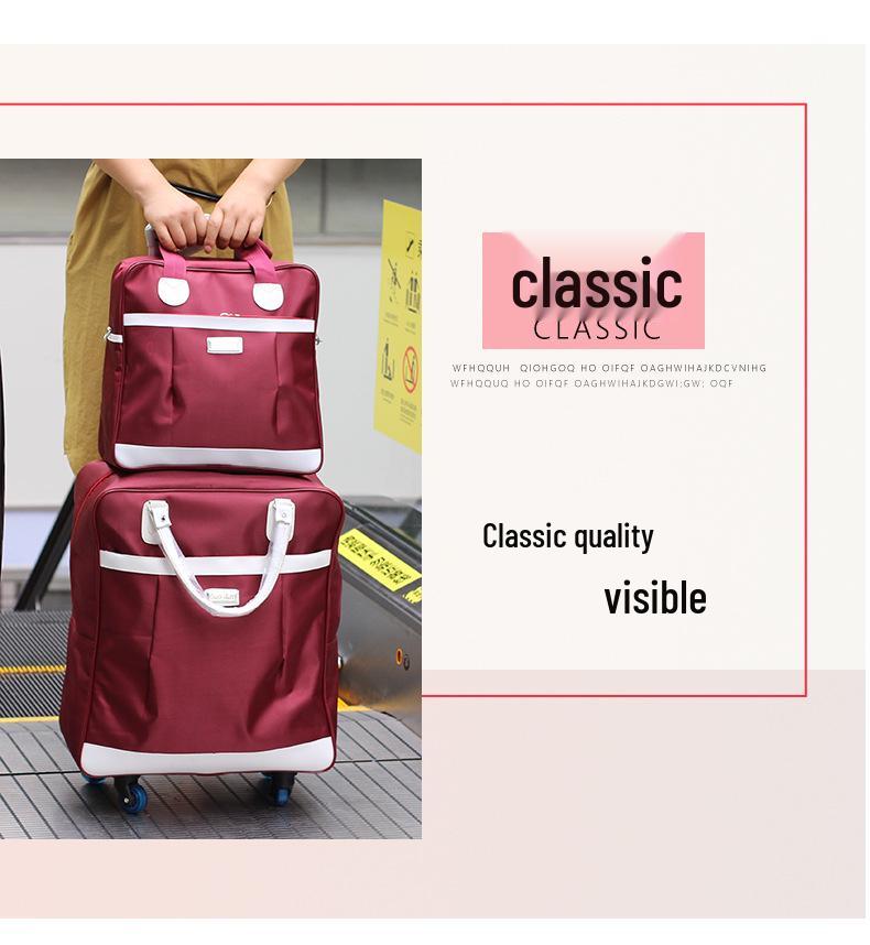 Leichte Damen-Handgepäck-Trolleytasche im koreanischen Stil